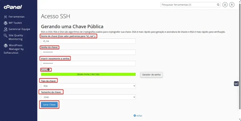 Como configurar acesso SSH no Cyberduck Configurar Cyberduck via SSH